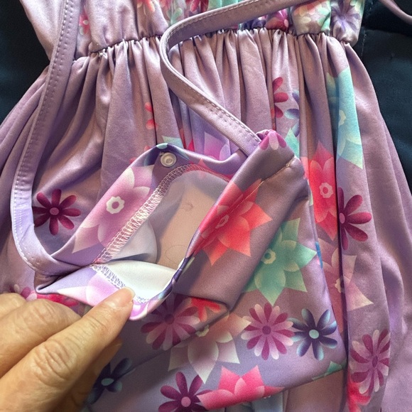 ISABELA DRESS • Ruffle Short Sleeves • Purple/Pink • 5-7 • - Picture 8 of 9